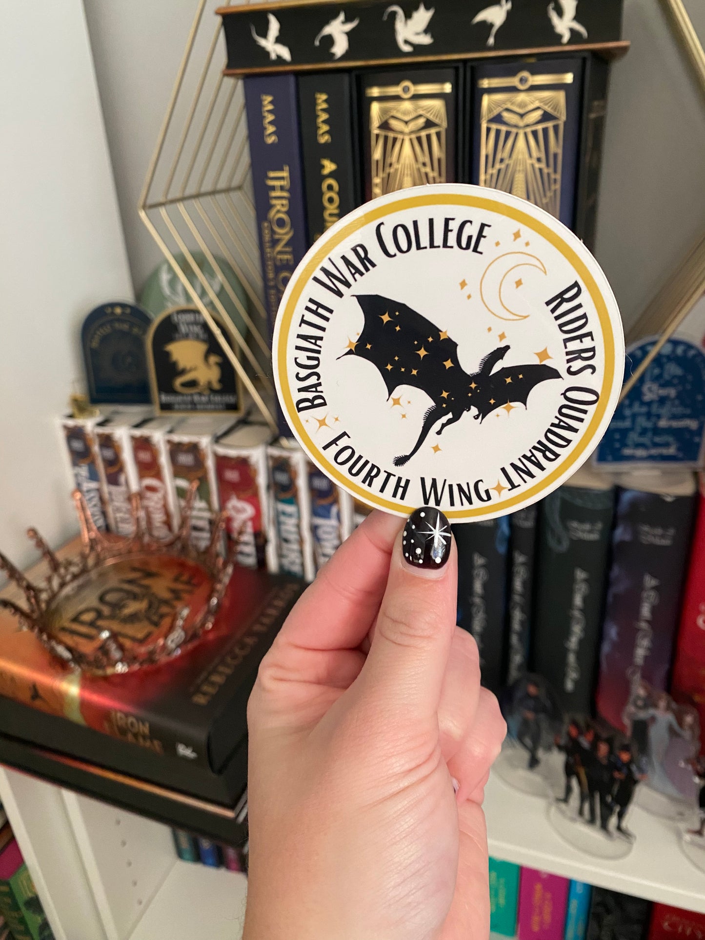 Fourth Wing Basgiath War College Sticker
