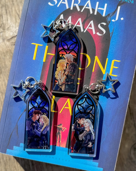 Sam Cortland & Celaena Sardothien Keychain TOG