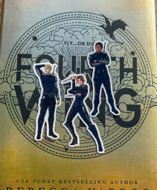 Xaden Iron Flame Full Body Sticker