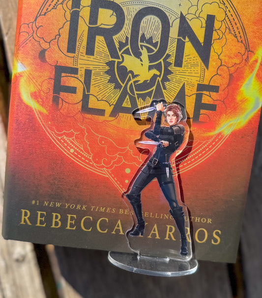 Violet Sorrengail Fourth Wing Shelfies