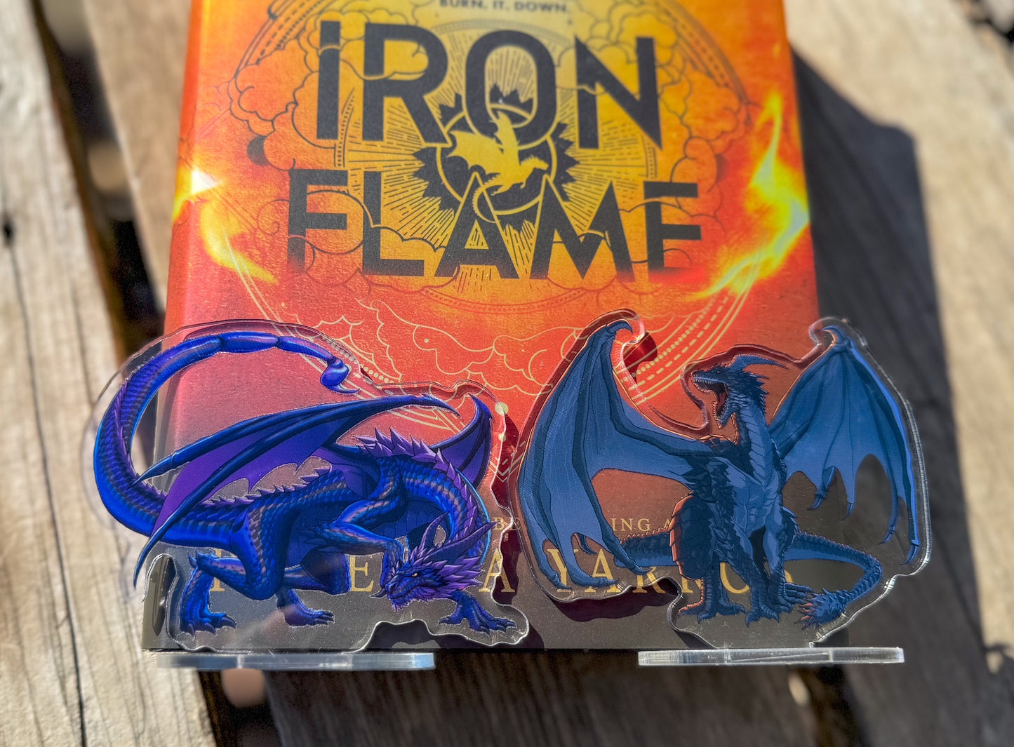 Iron Flame Andarna Dragon Shelfie