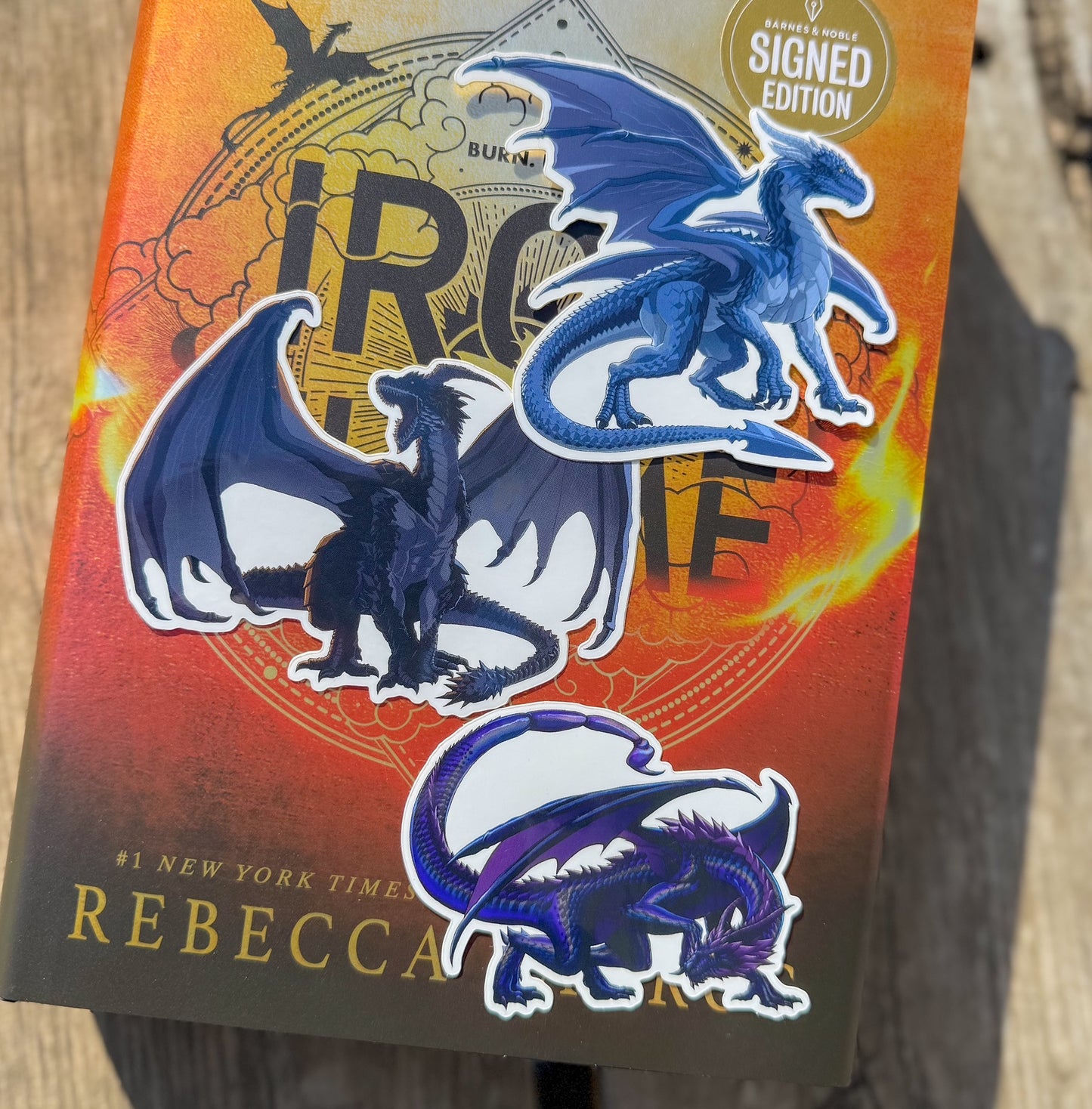 Andarna Iron Flame Dragon Sticker