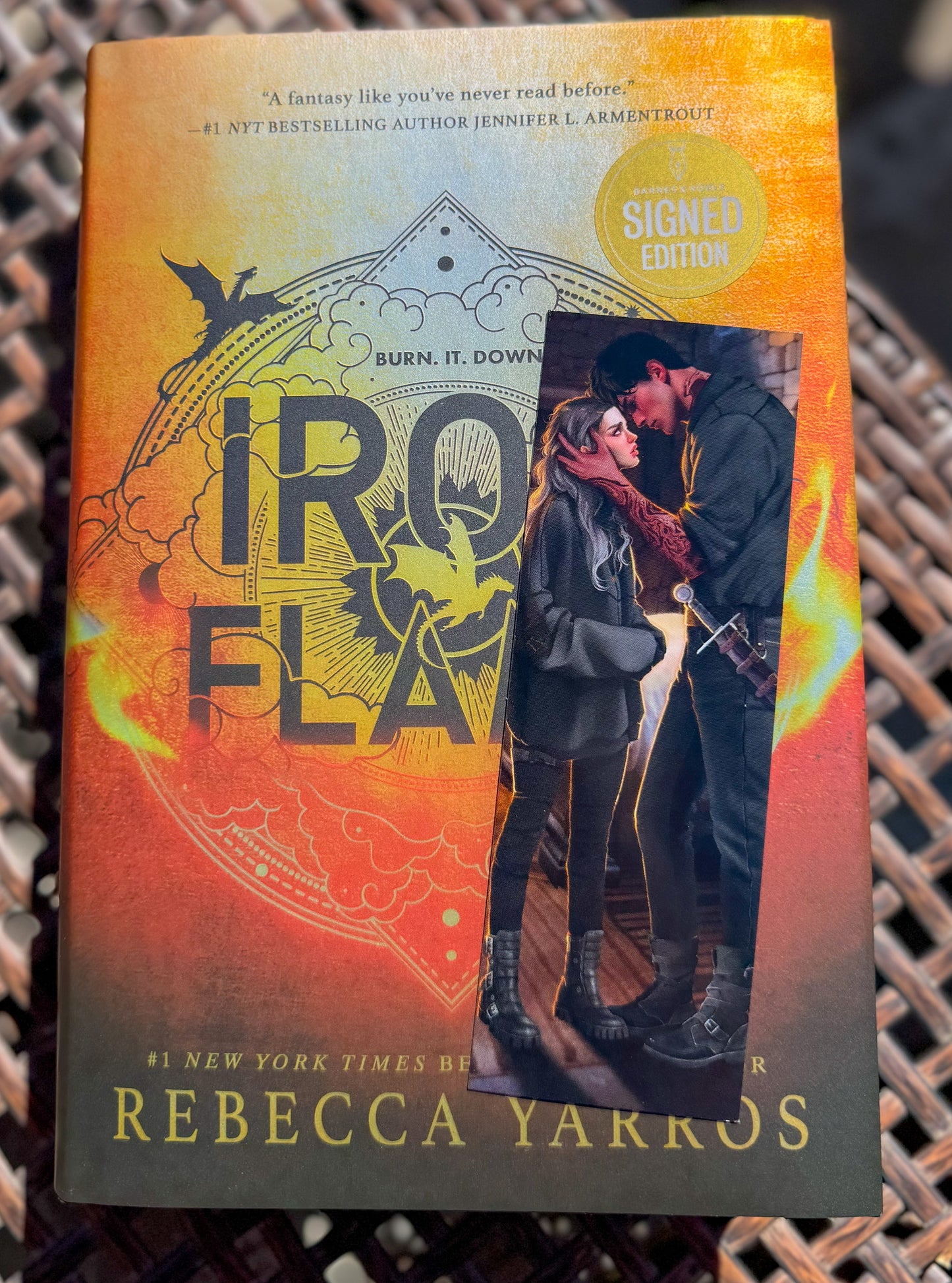 Violet & Xaden Iron Flame Bookmark (COMING SOON!)