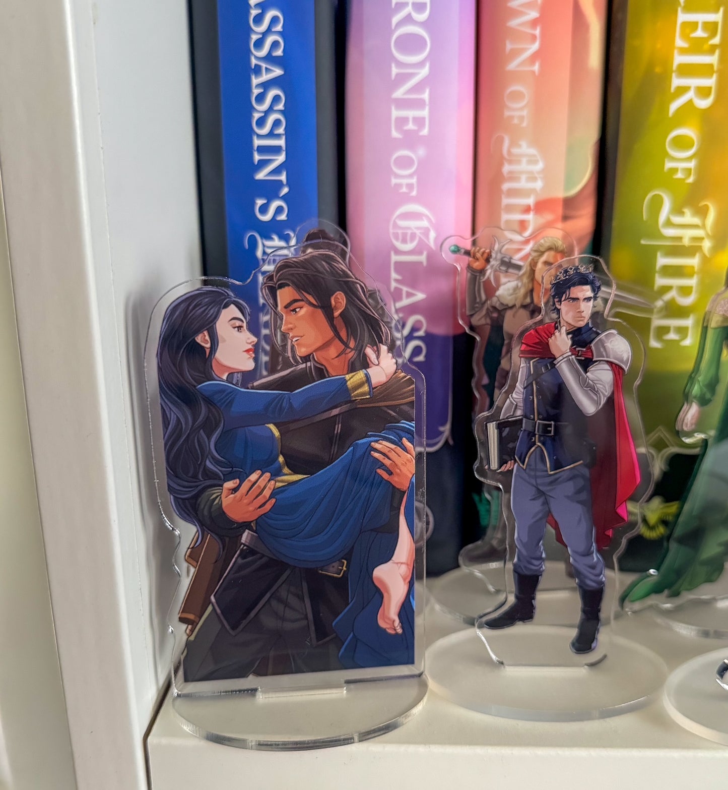 Elide and Lorcan Throne of Glass Shelfie