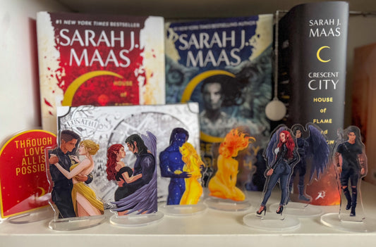 Ruhn and Lidia Crescent City Shelfie