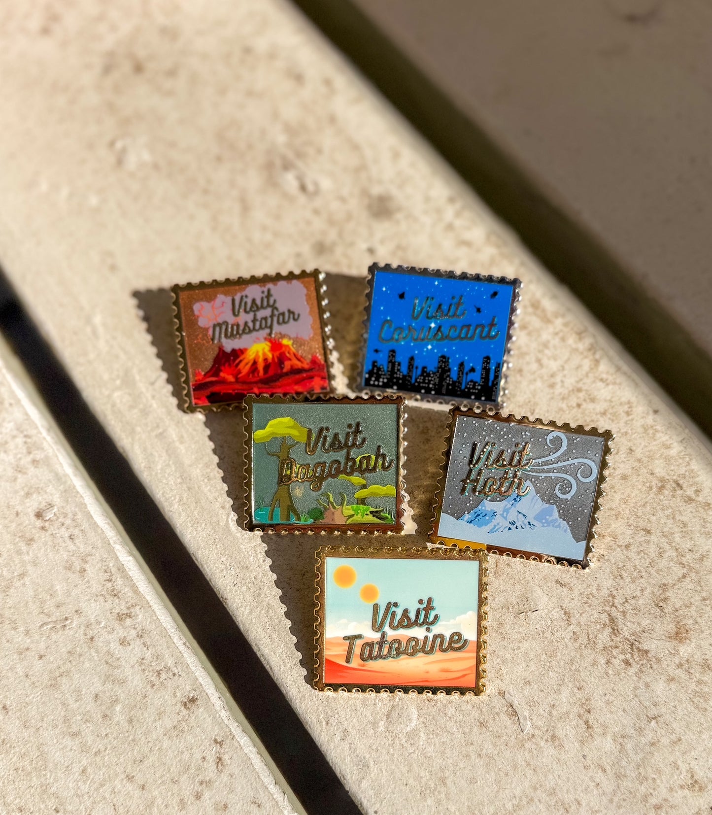 Visit Coruscant Stamp Mini