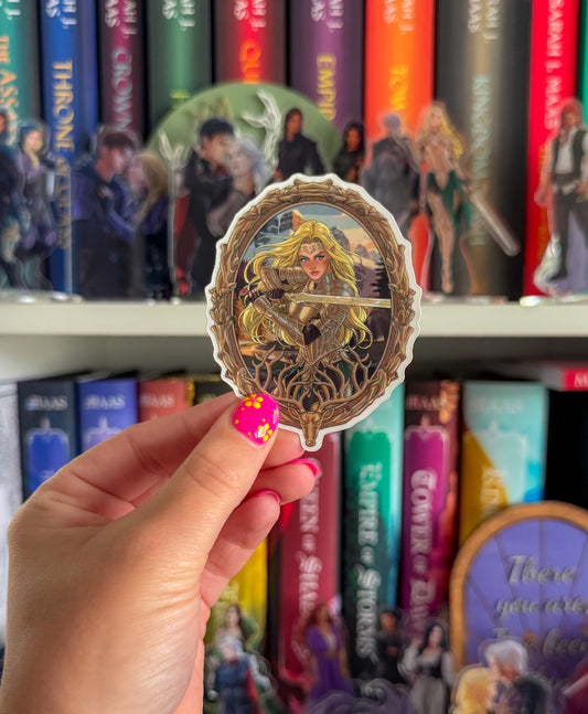 Aelin, Rowan, & Rowaelin Portrait Stickers