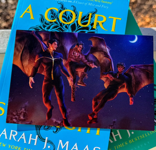 Bat Boys Flying Print