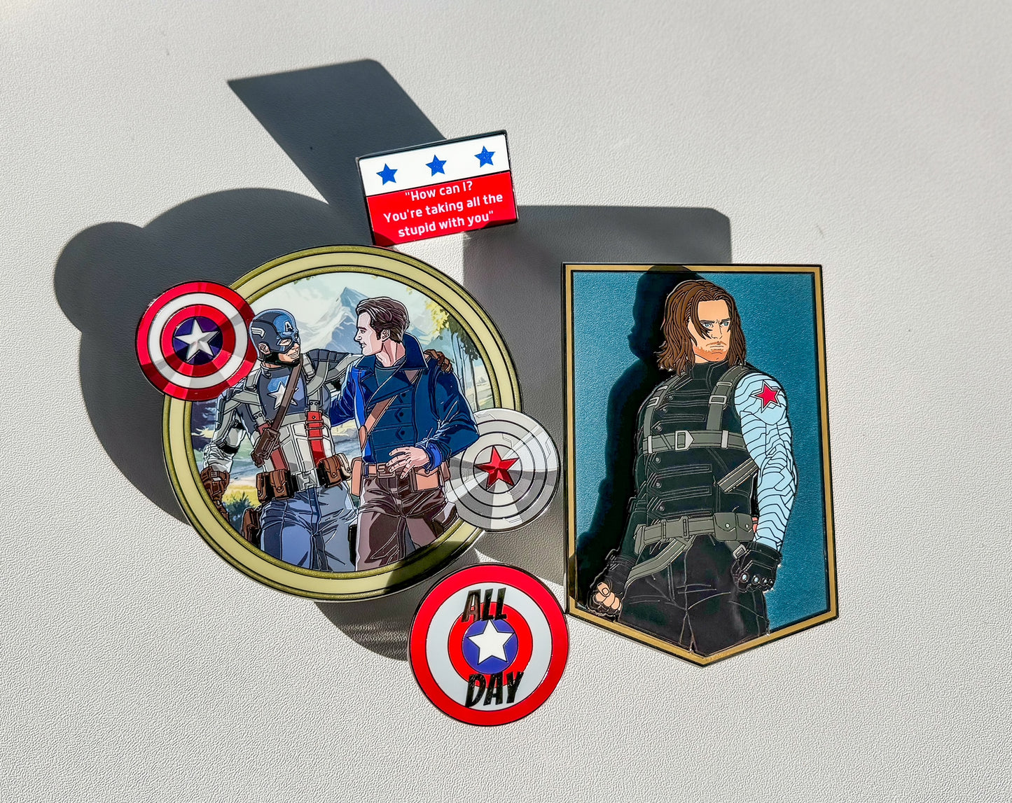 Bucky Quote Mini Pin