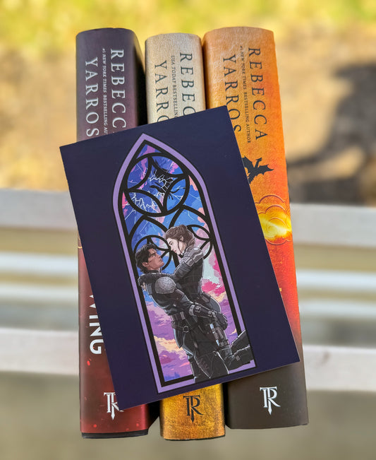 Violet and Xaden Dancing Print