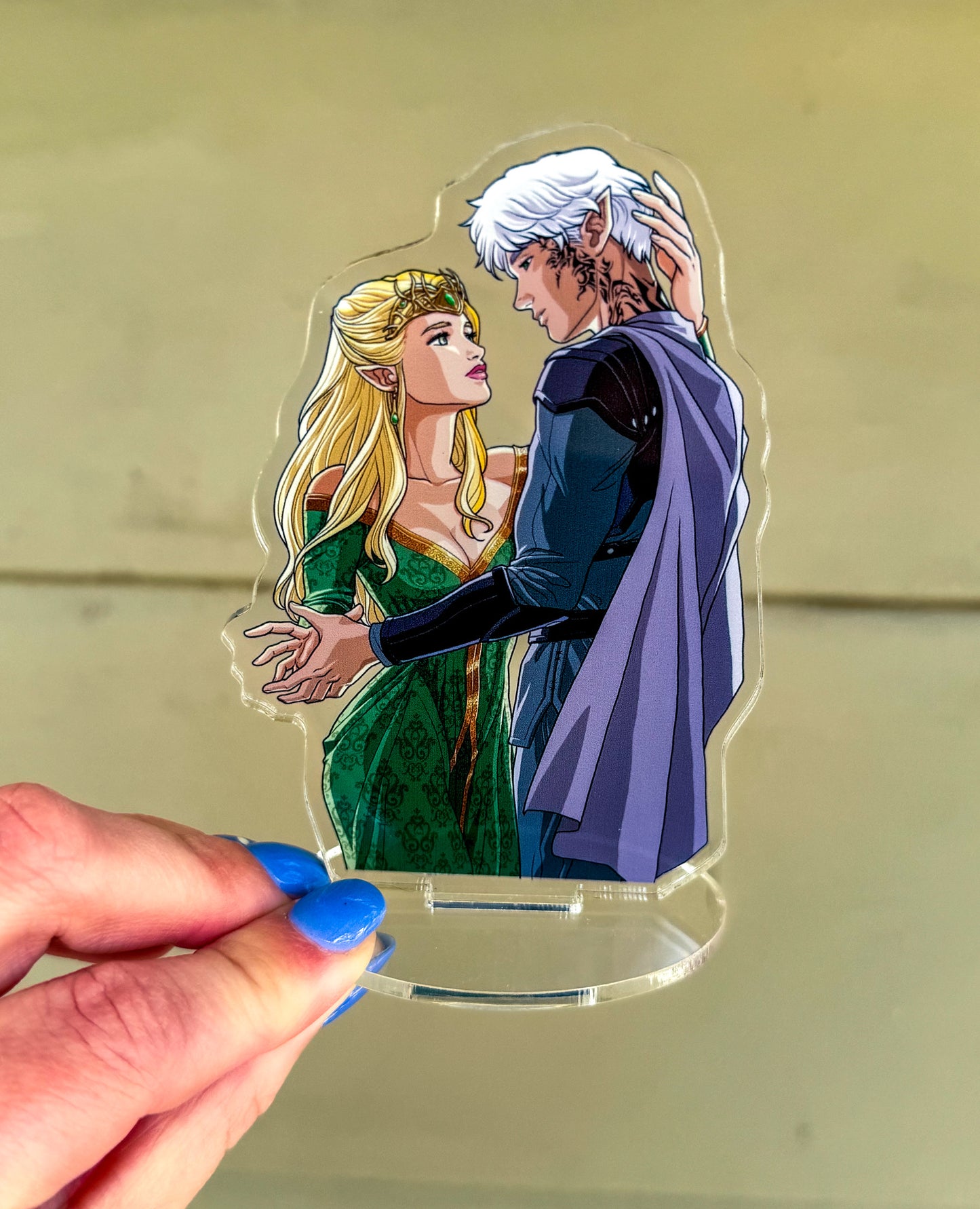 Aelin and Rowan Dancing Shelfie