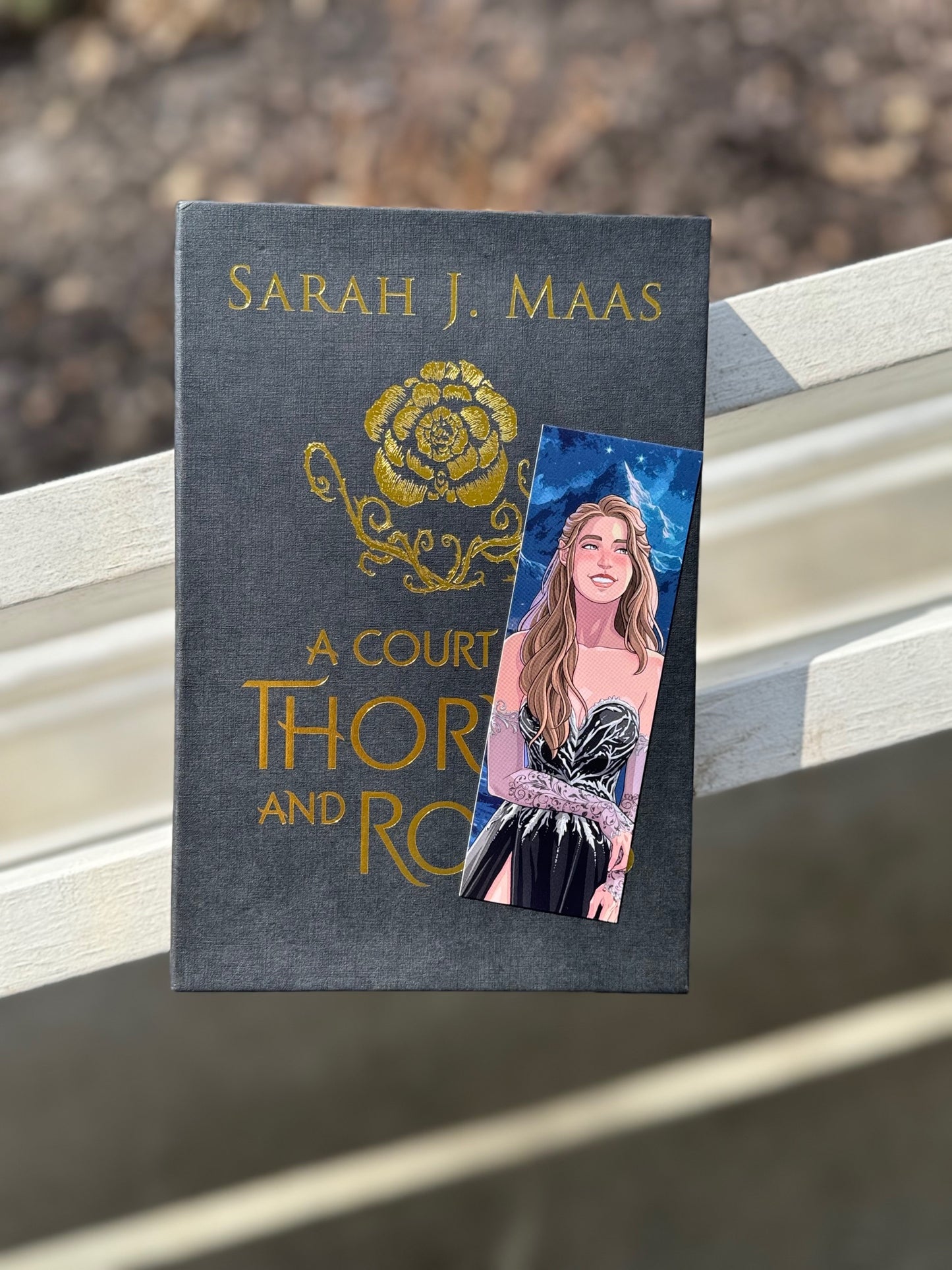 Feyre Black Dress* Bookmark