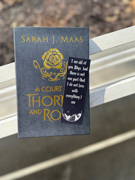 Feyre Black Dress* Bookmark