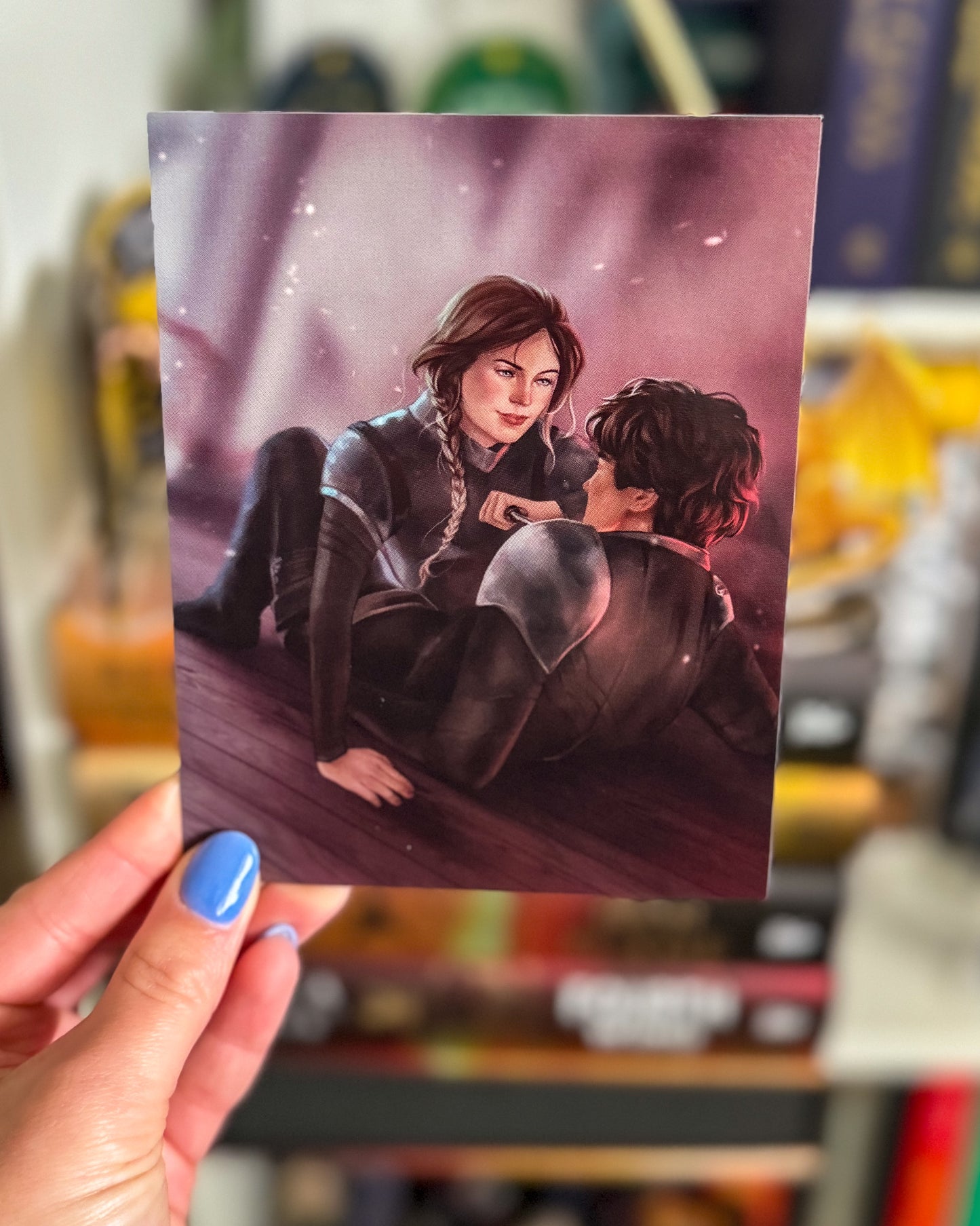 Violet and Xaden Training Print