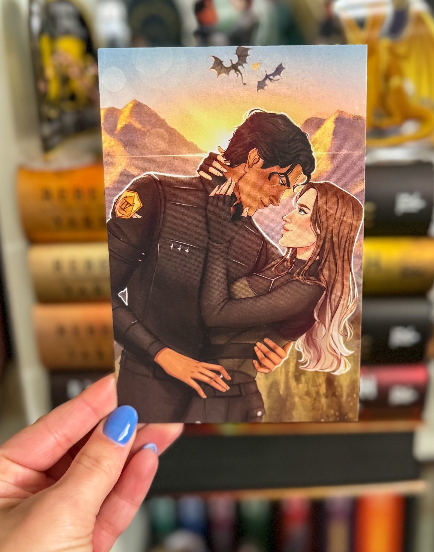 Violet and Xaden Sunrise Print