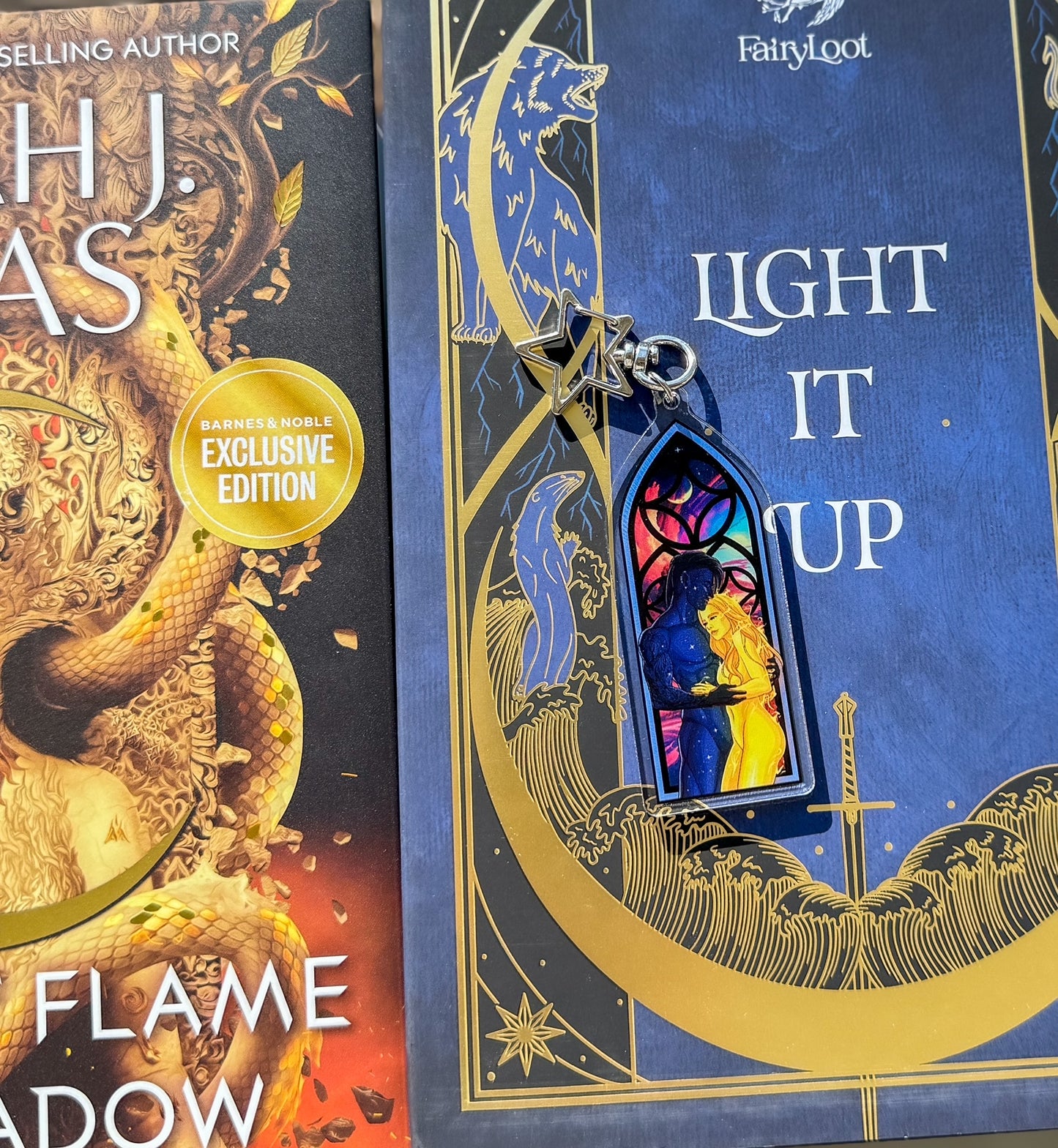 Day & Night Window Keychain