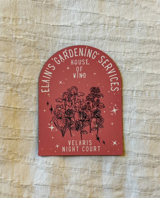Elain's Gardening Services Magnet