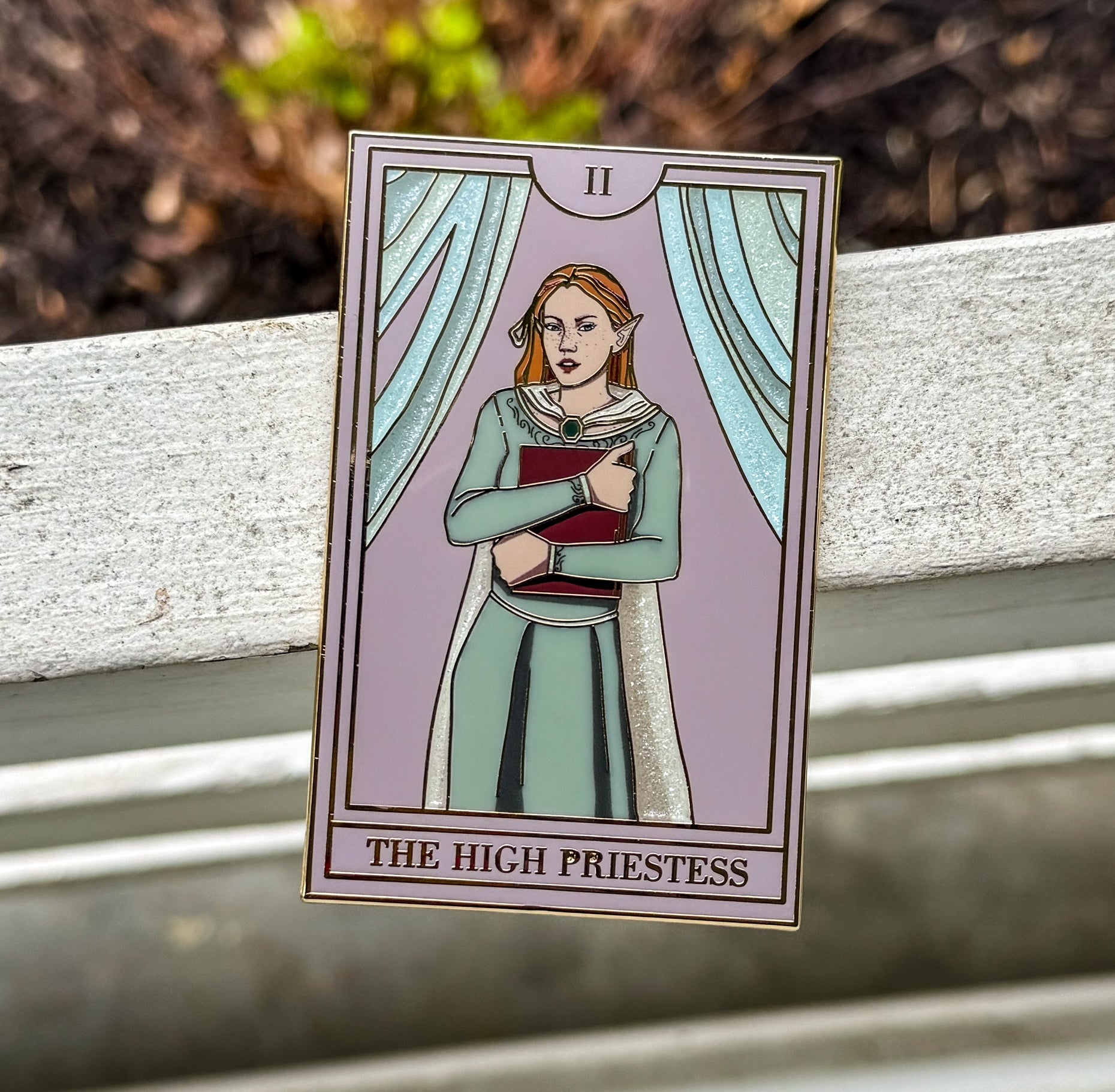 The High Priestess Tarot Card LOW STOCK Pins Of Marvel And Magic the-high-priestess-tarot-card-low-stock-pins-of-marvel-and-magic