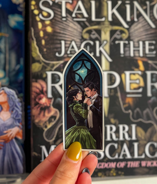 Kerri Maniscalco Window Couples Stickers