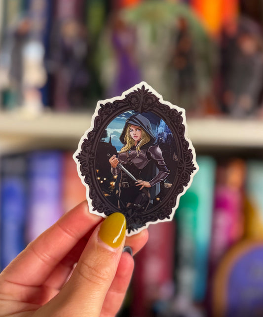 Celaena, Sam, & Samlaena Portrait Stickers