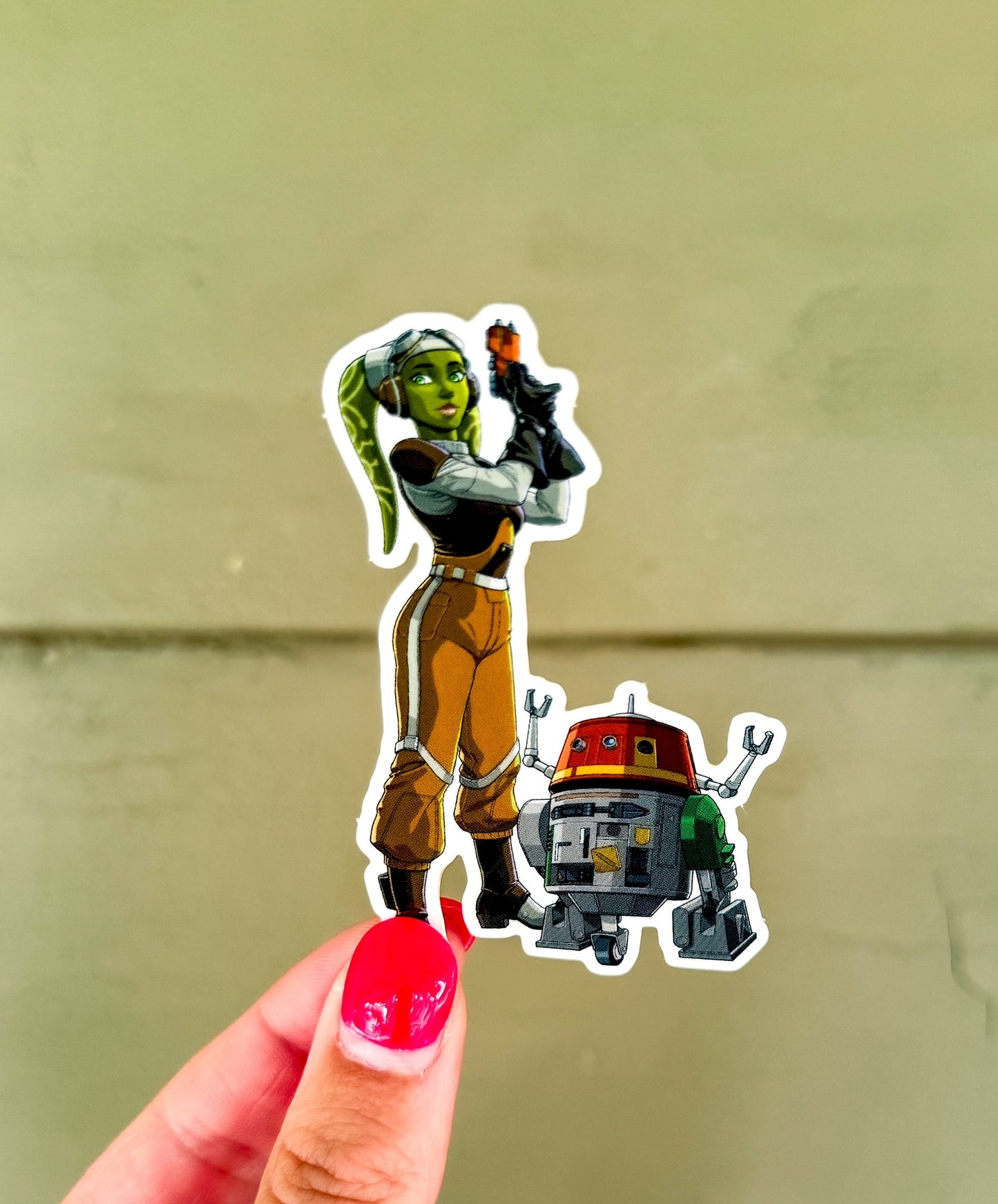 Hera & Chop Sticker