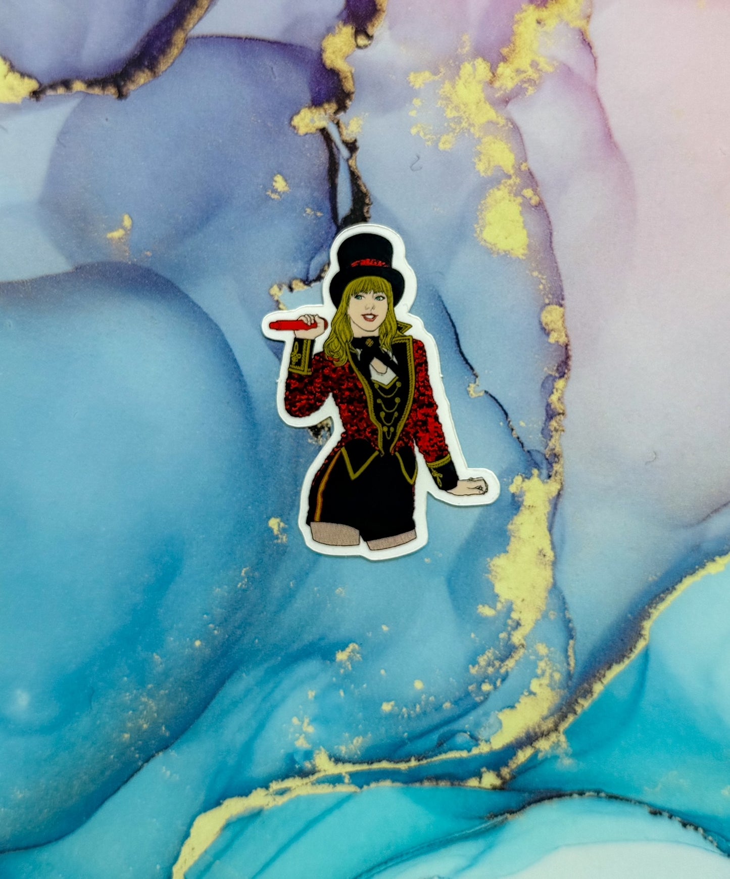 Red Look Sticker