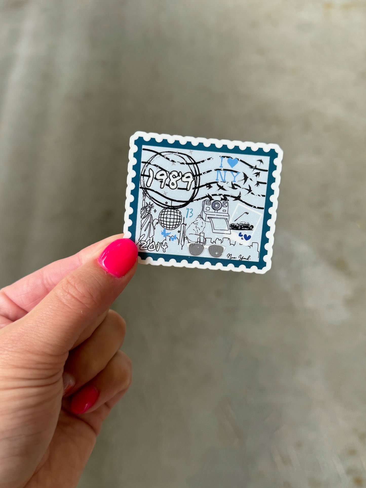 Eras Tour Stamp Sticker Set