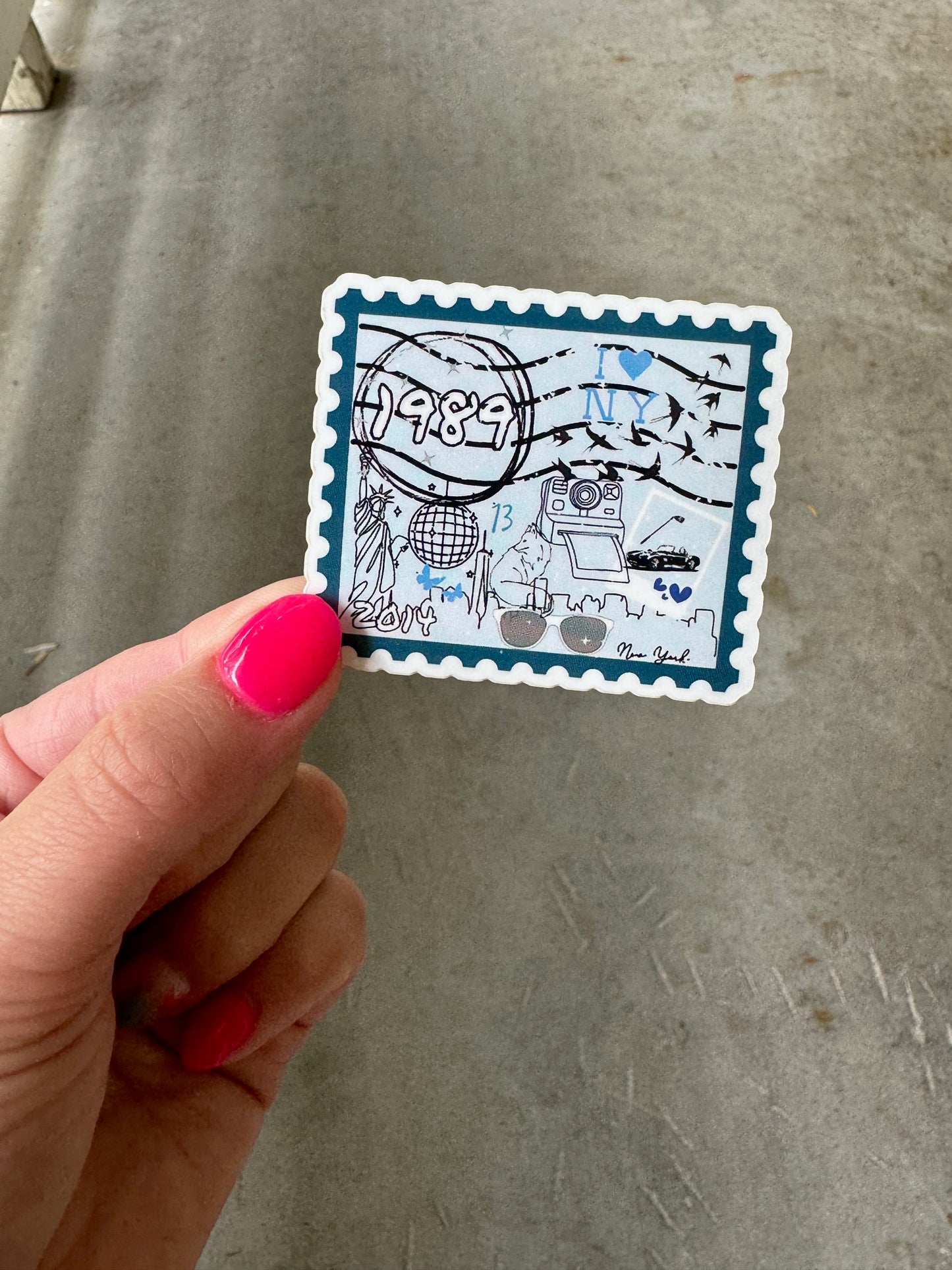 1989 Era Stamp Sticker