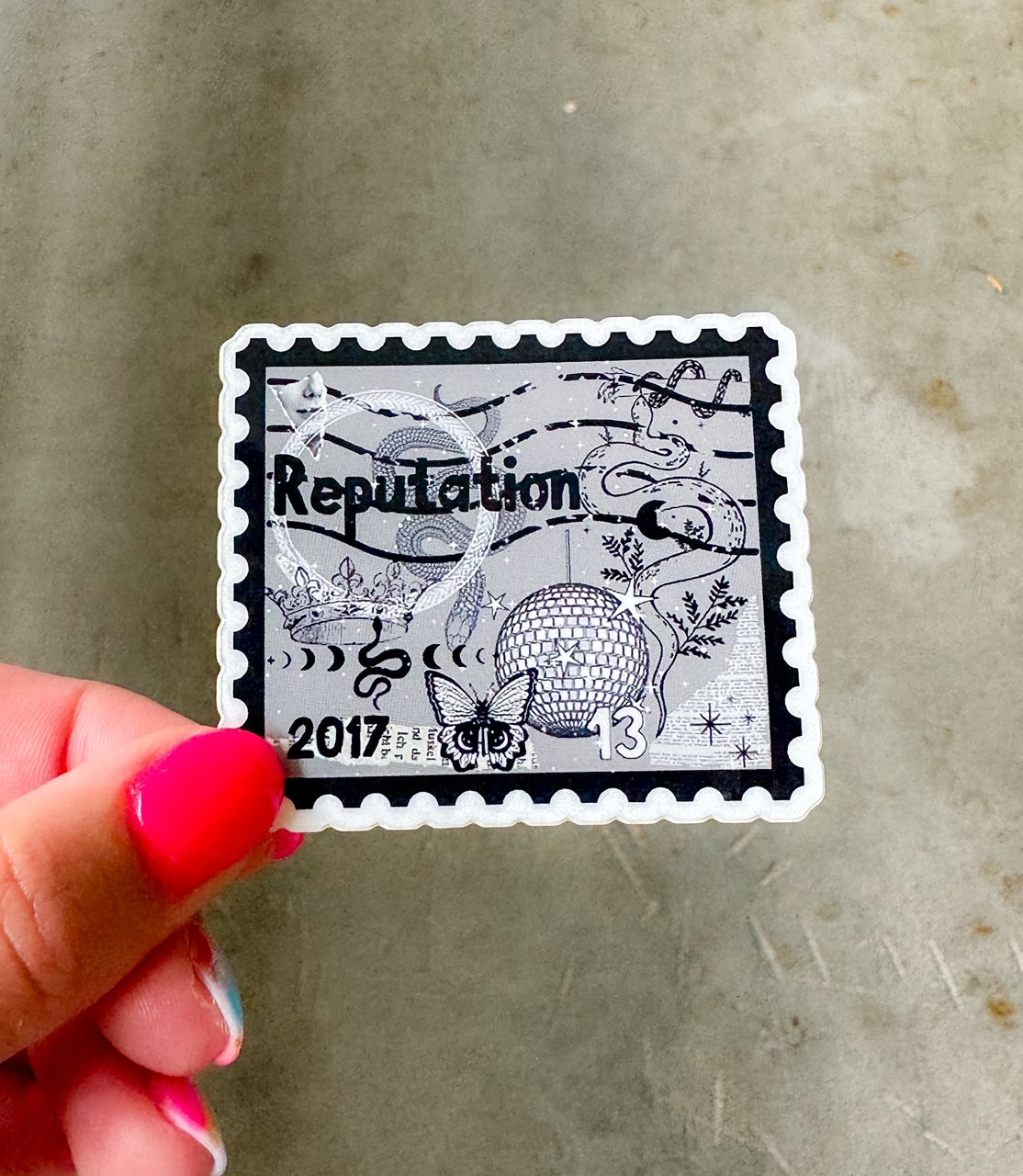 Reputation Era Stamp Sticker