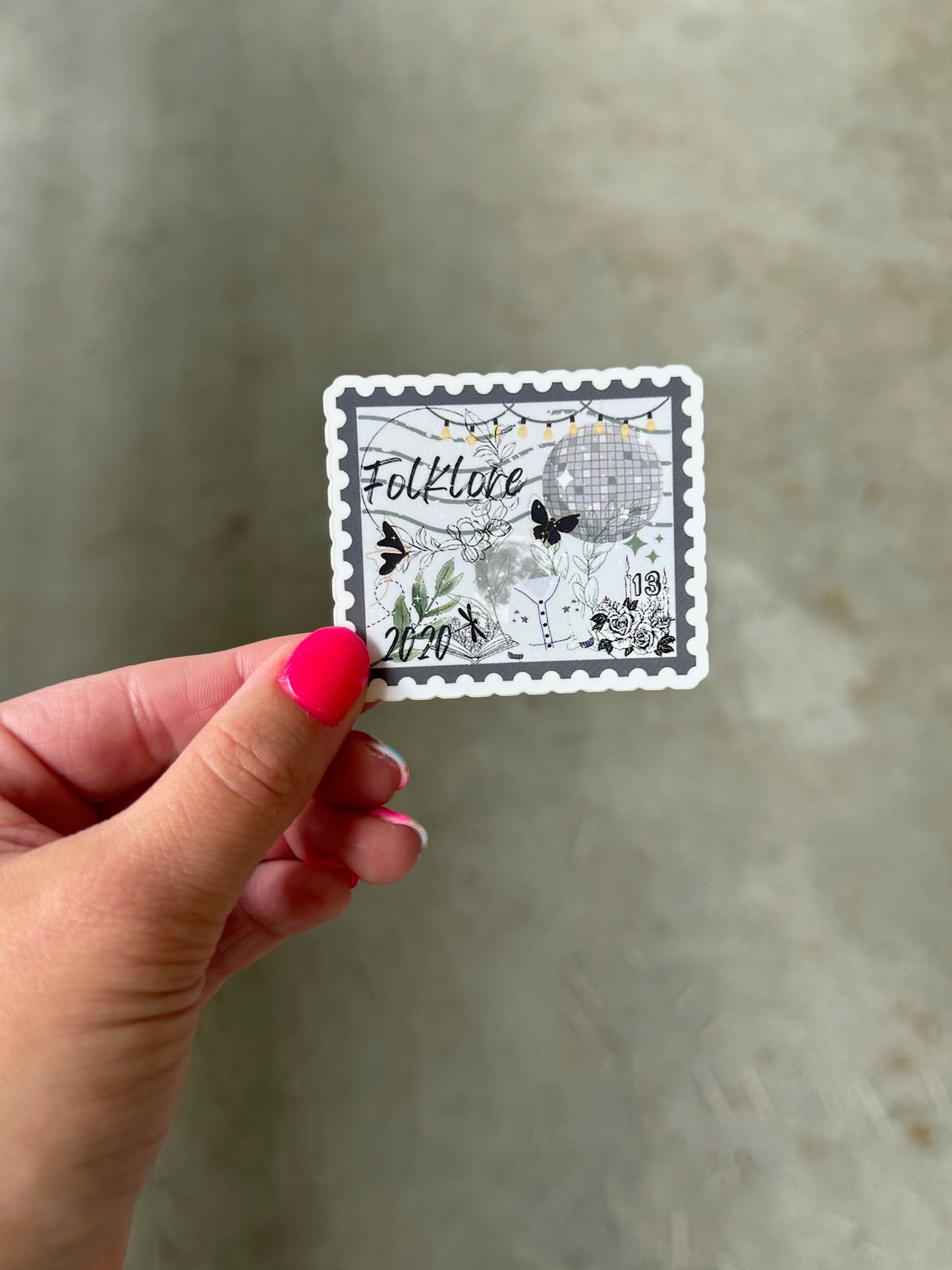 Folklore Era Stamp Sticker