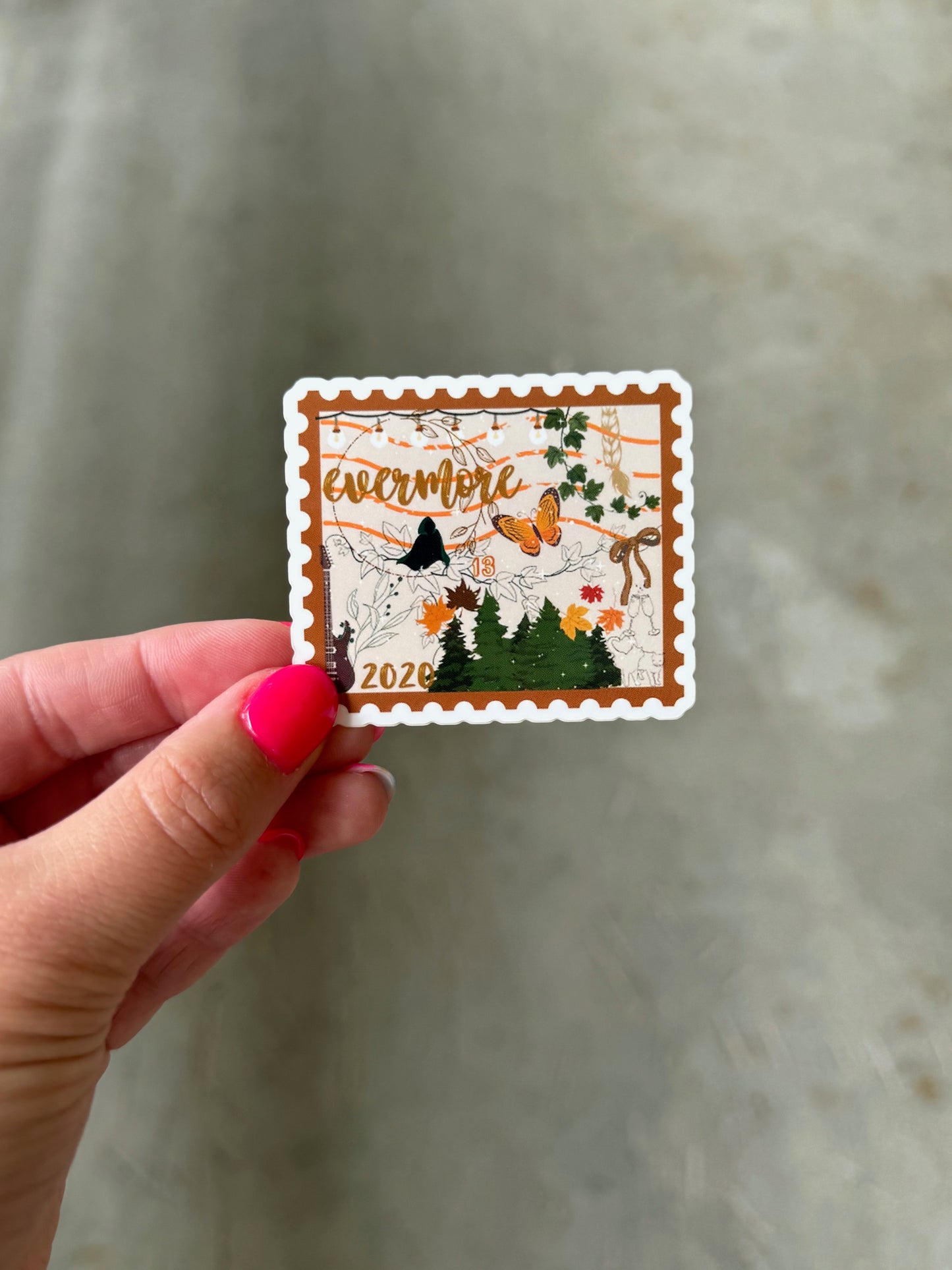 Evermore Era Stamp Sticker