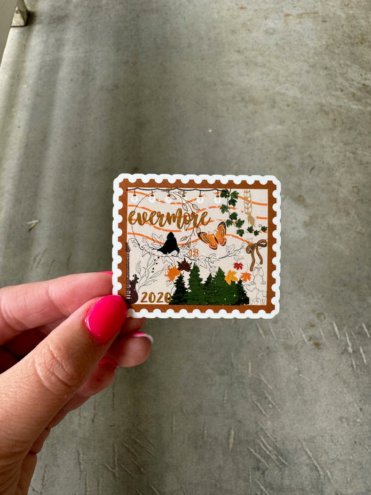 Evermore Era Stamp Sticker