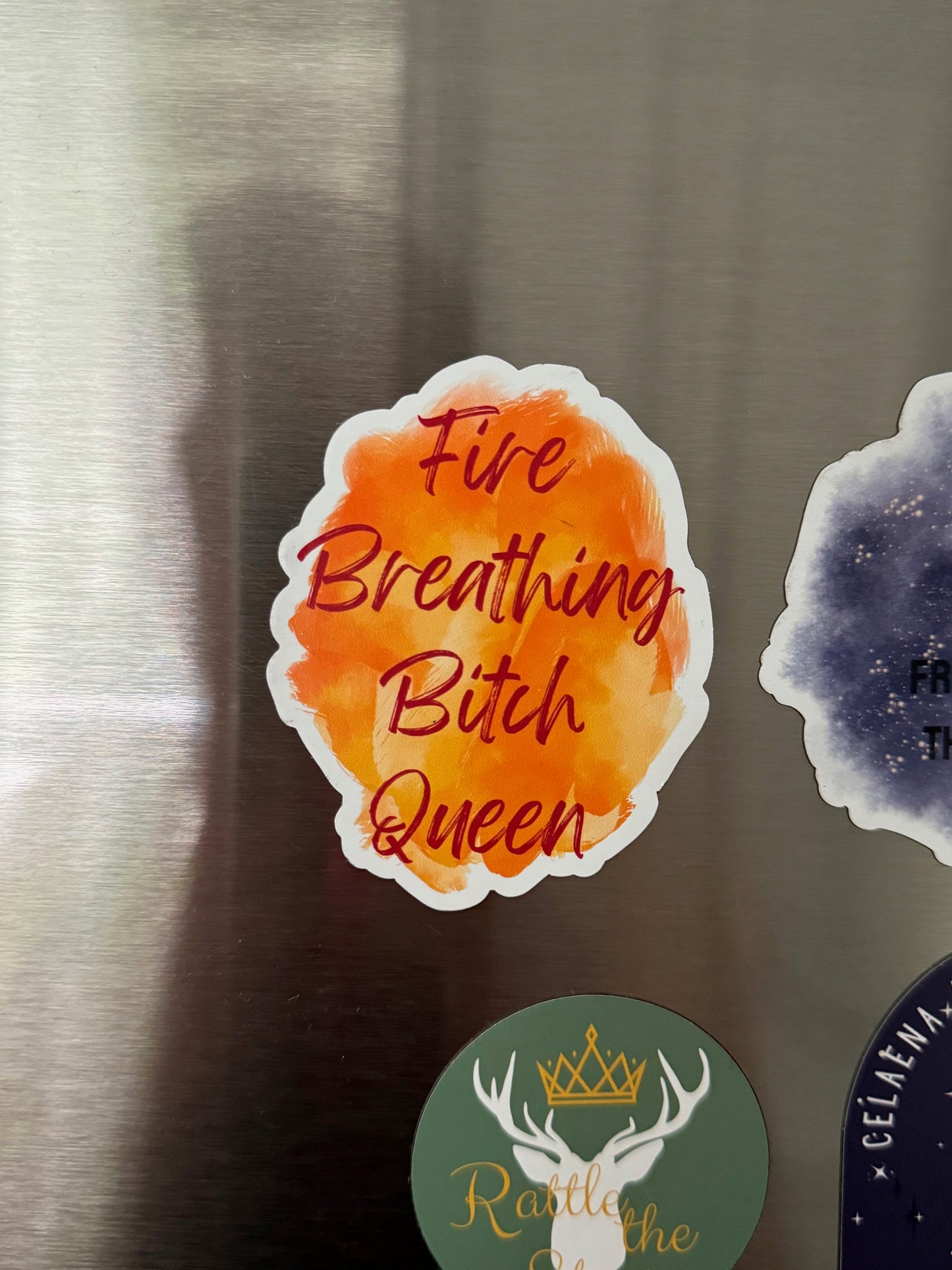 Fire Breathing Bitch Queen Magnet