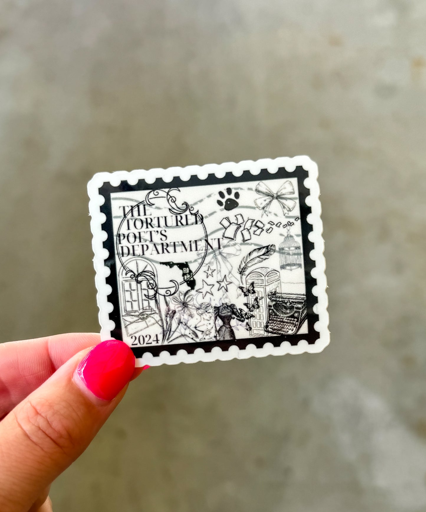 TTPD Era Stamp Sticker