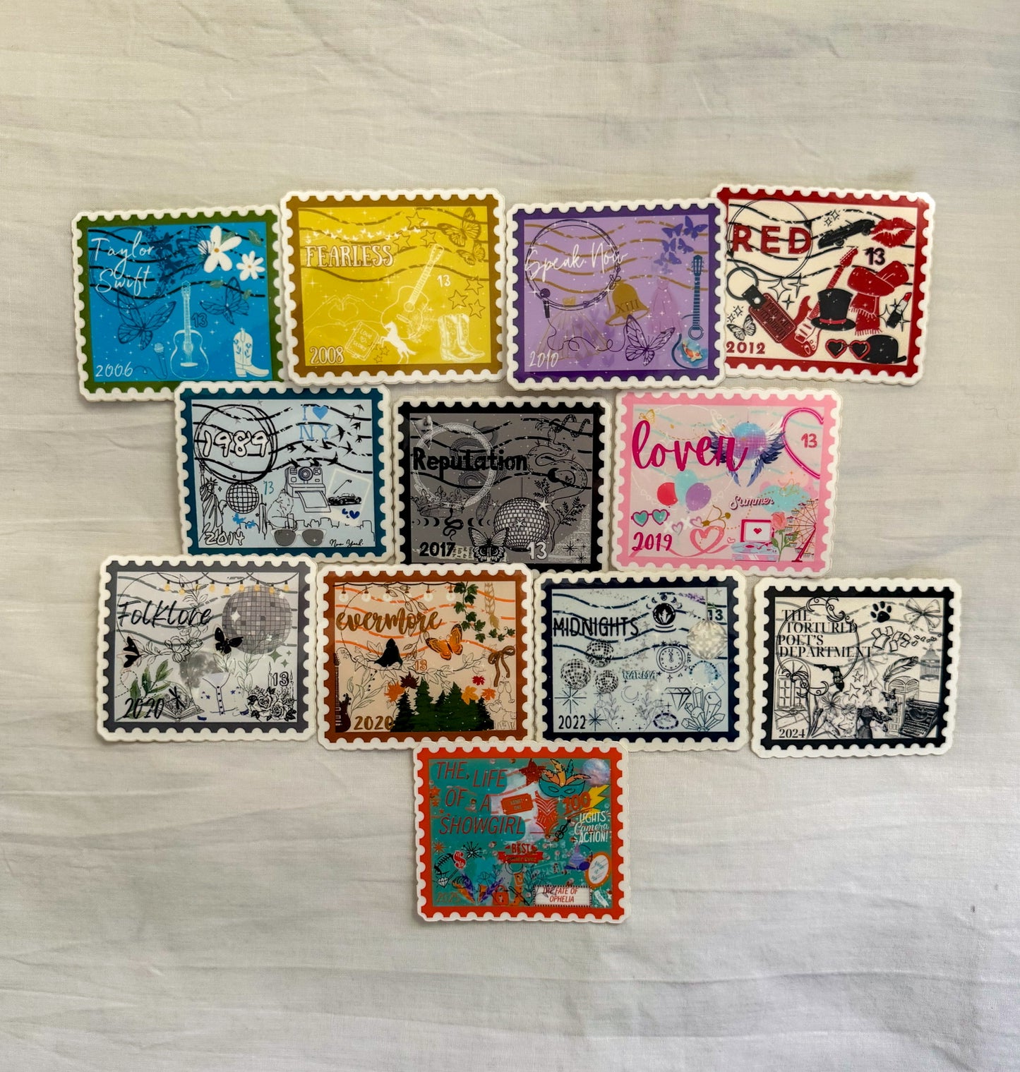 Life of a Showgirl Era Stamp Sticker (NEW!)