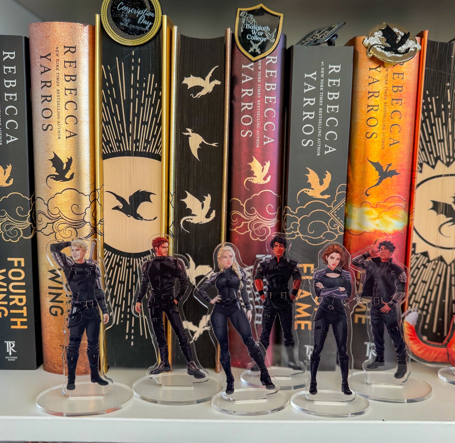 Mira Sorrengail Fourth Wing Shelfie