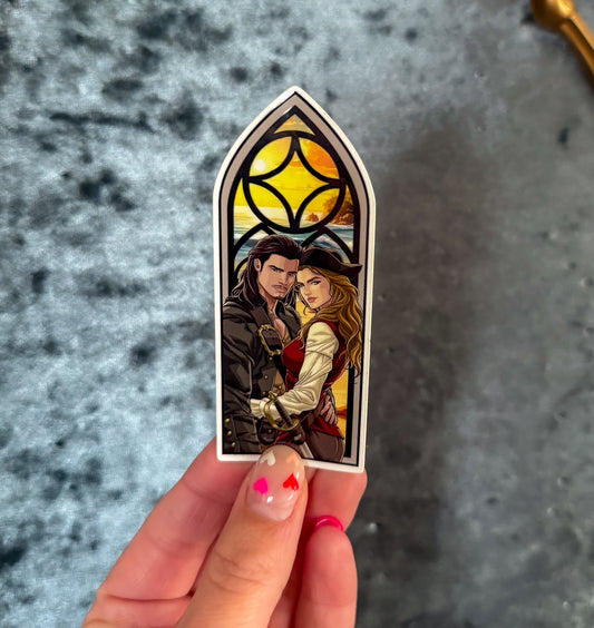 Will & Elizabeth Pirates Window Sticker (NEW!)