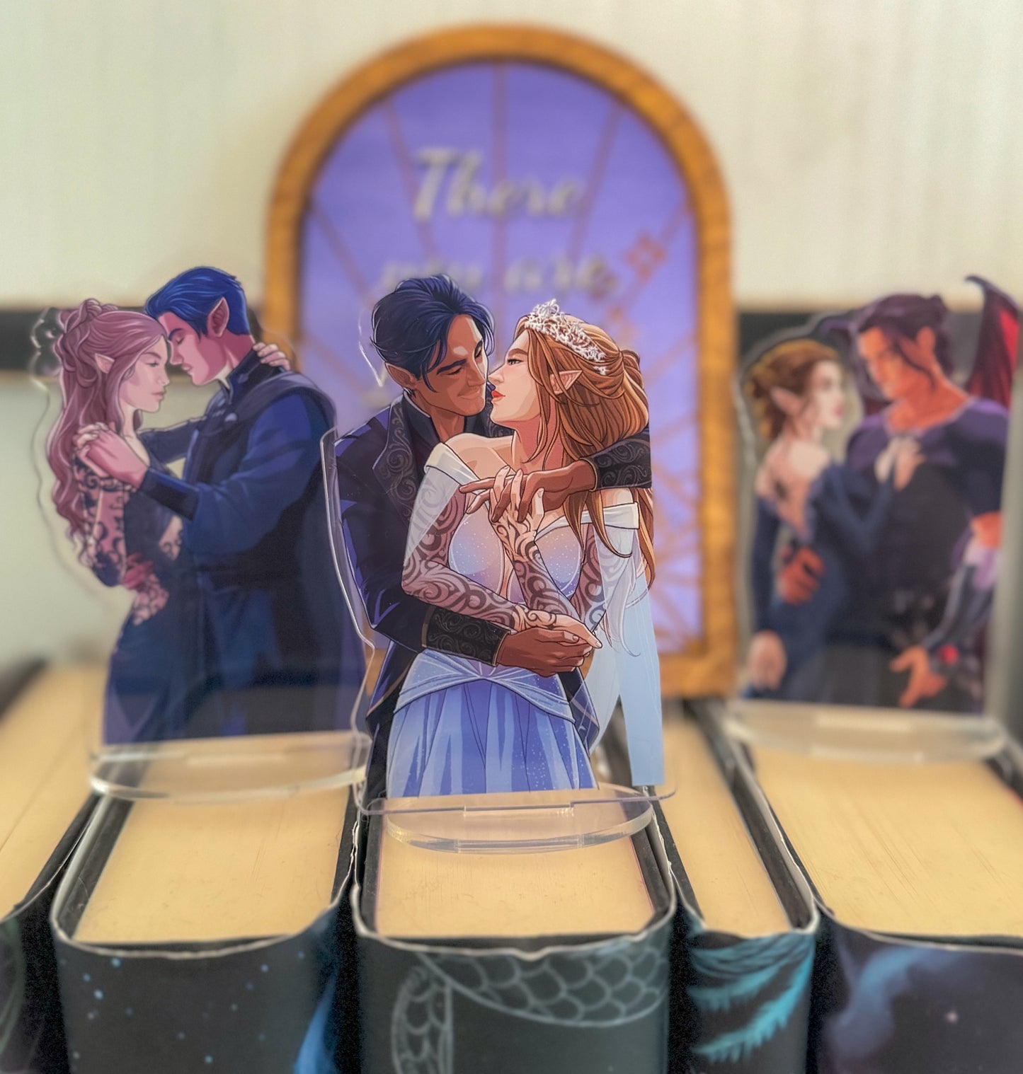 Rhys and Feyre Starfall Shelfie
