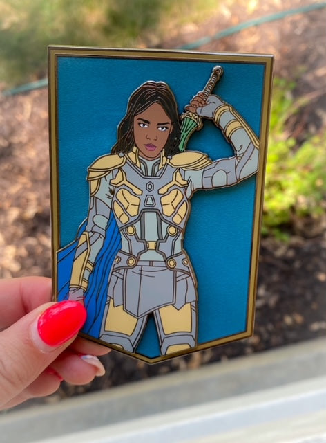 Space female warrior Emblem (LOW STOCK)