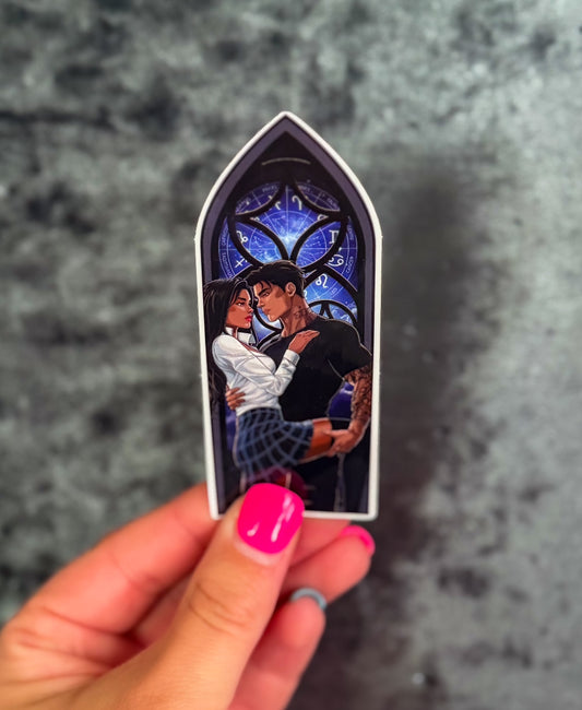 Zodiac Couple Window Stickers