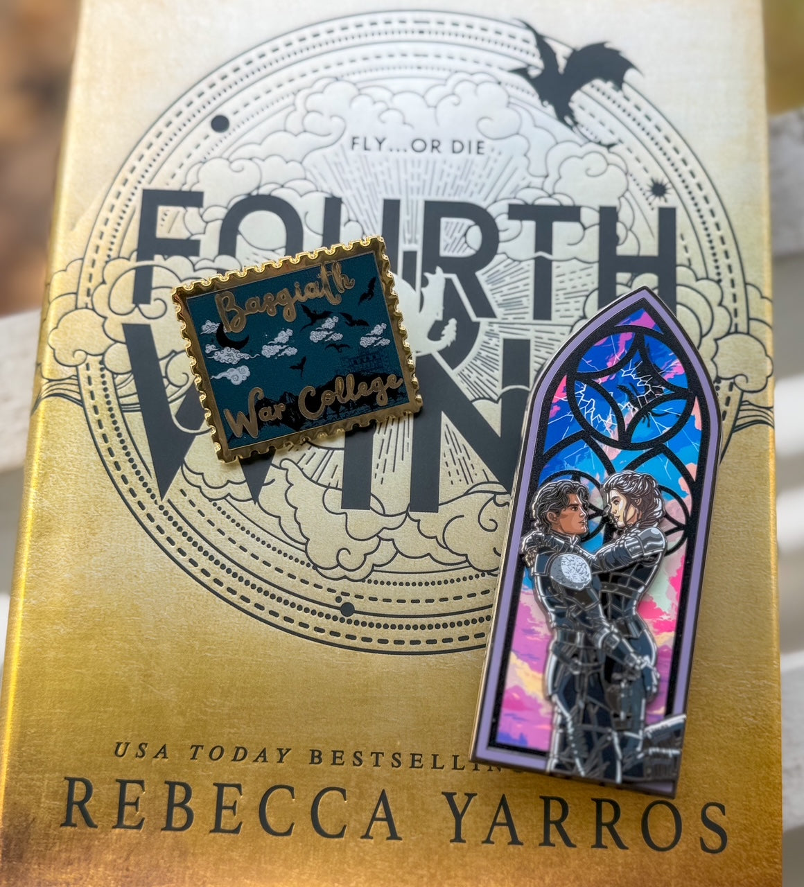Basgiath Stamp Mini Pin