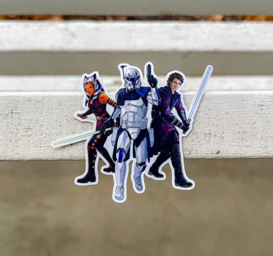 Ahsoka, Rex, & Ani Sticker