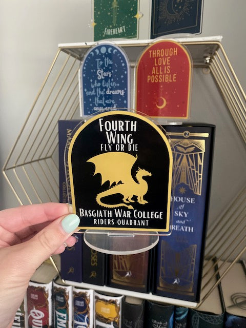 Fourth Wing Shelfie #1