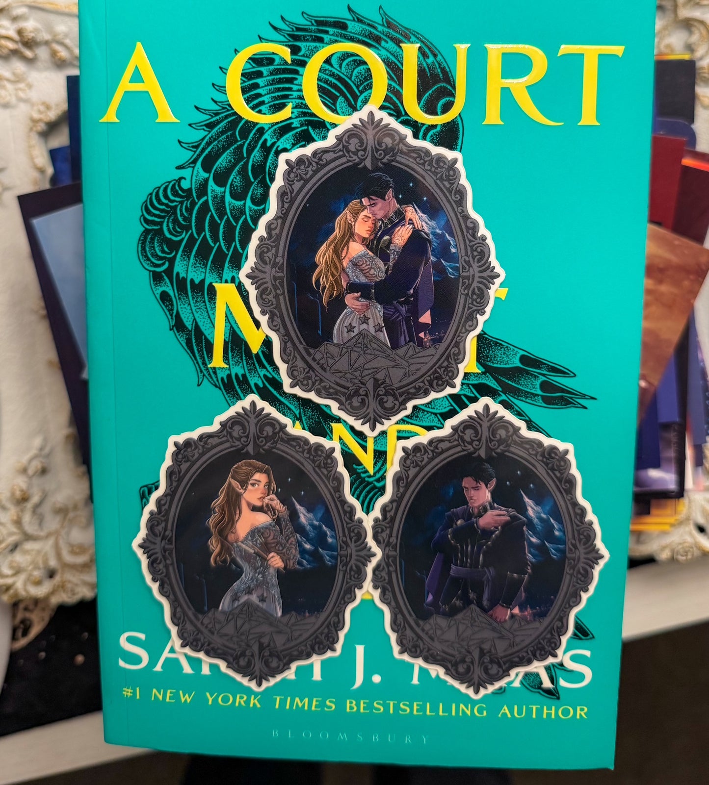 Feyre, Rhys, & Feysand Portrait Stickers