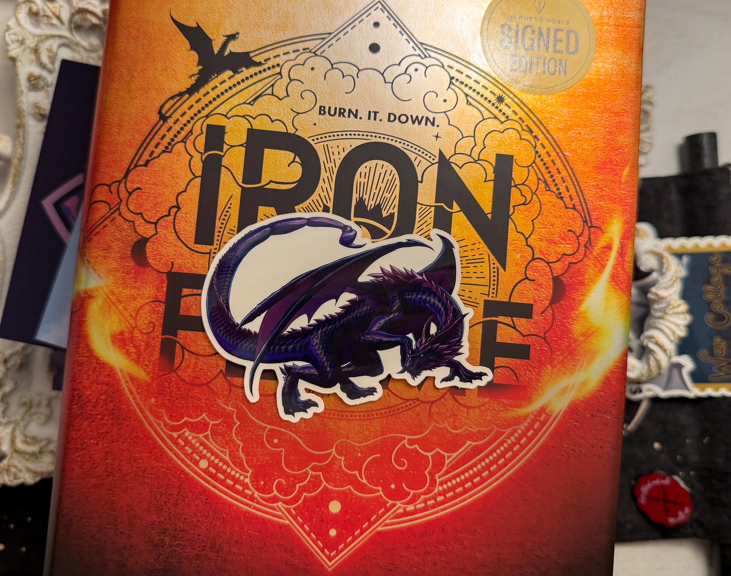 Andarna Iron Flame Dragon Sticker