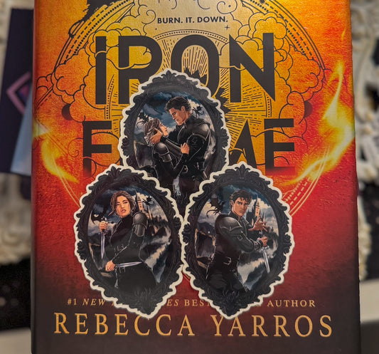 Violet Portrait Sticker