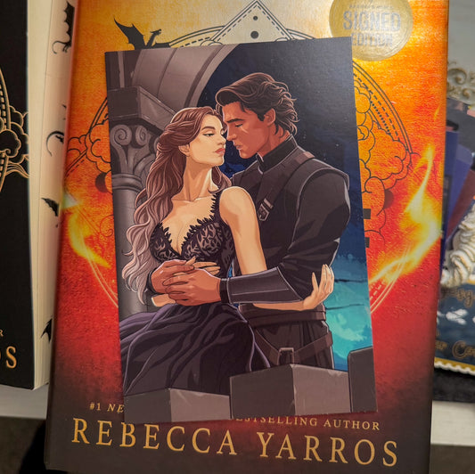 Violet & Xaden Iron Flame Dinner Party Print