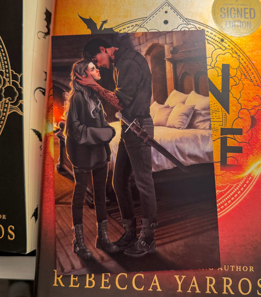 Violet in Xaden's Jacket Print