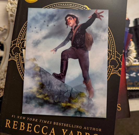 Violet crossing Parapet Print