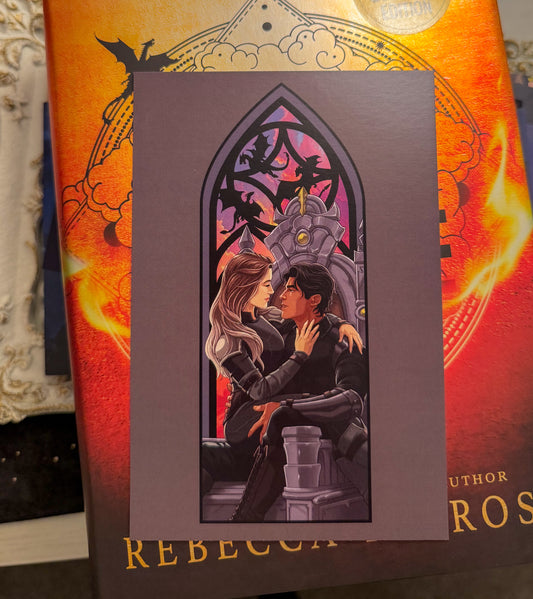 Violet & Xaden Iron Flame Print